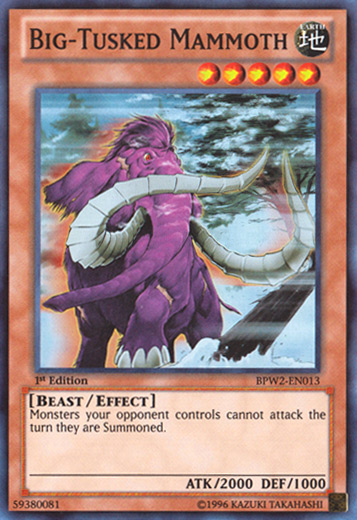 Big-Tusked Mammoth [BPW2-EN013] Super Rare | Play N Trade Winnipeg