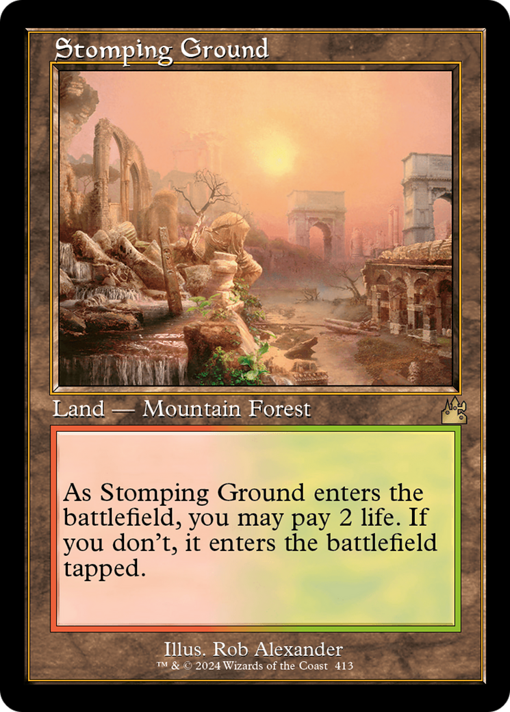 Stomping Ground (Retro) [Ravnica Remastered] | Play N Trade Winnipeg