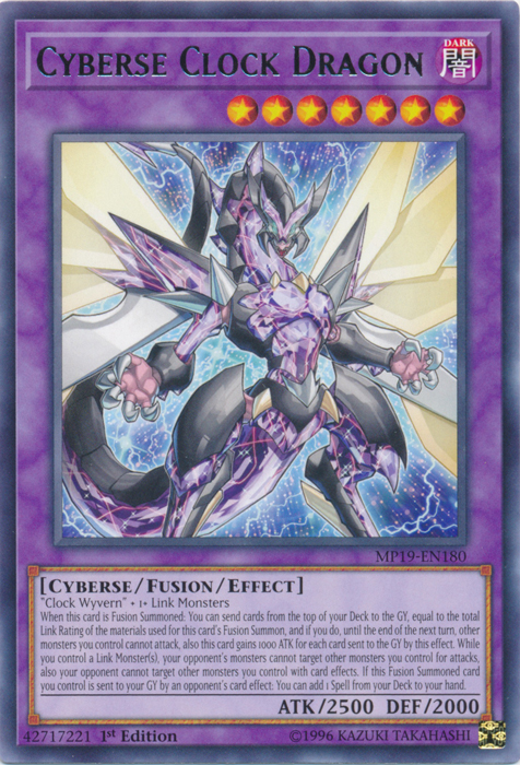 Cyberse Clock Dragon [MP19-EN180] Rare | Play N Trade Winnipeg
