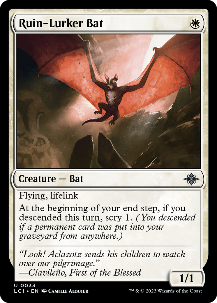 Ruin-Lurker Bat [The Lost Caverns of Ixalan] | Play N Trade Winnipeg