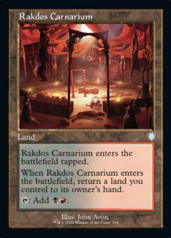 Rakdos Carnarium (Retro) [The Brothers' War Commander] | Play N Trade Winnipeg