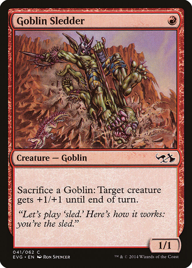 Goblin Sledder (Elves vs. Goblins) [Duel Decks Anthology] | Play N Trade Winnipeg