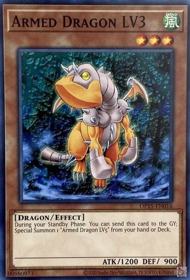 Armed Dragon LV3 [OP15-EN016] Common | Play N Trade Winnipeg