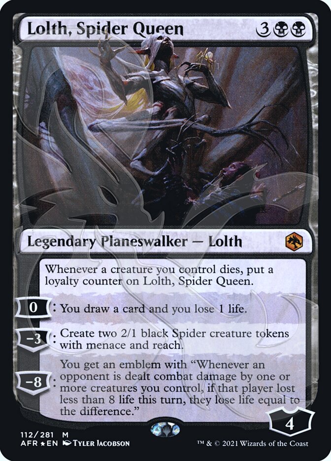 Lolth, Spider Queen (Ampersand Promo) [Dungeons & Dragons: Adventures in the Forgotten Realms Promos] | Play N Trade Winnipeg