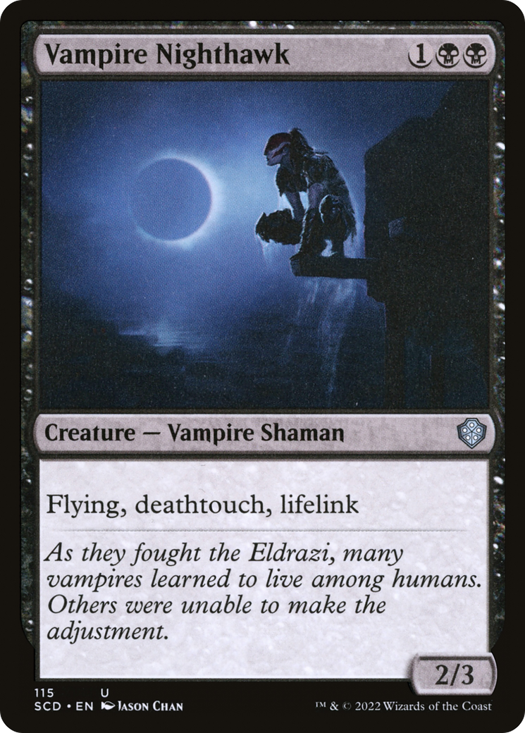 Vampire Nighthawk [Starter Commander Decks] | Play N Trade Winnipeg