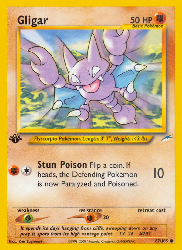 Gligar (67/105) [Neo Destiny 1st Edition] | Play N Trade Winnipeg