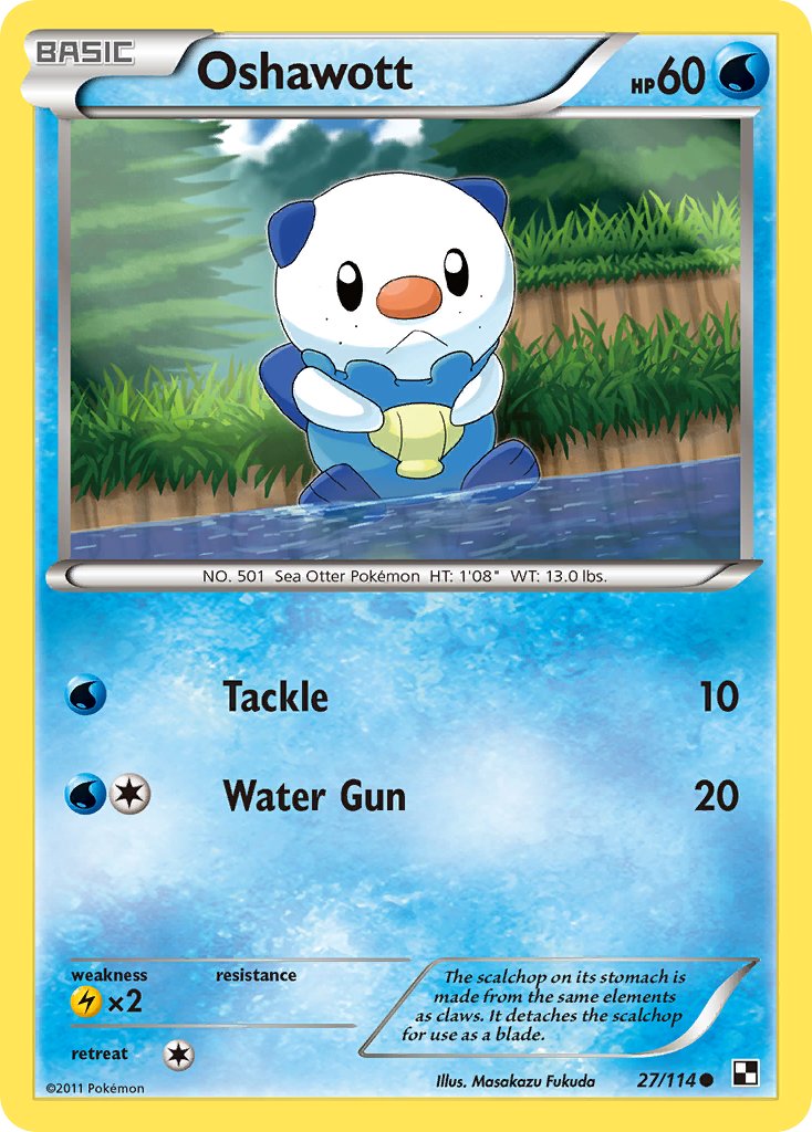 Oshawott (27/114) [Alternate Art Promos] | Play N Trade Winnipeg