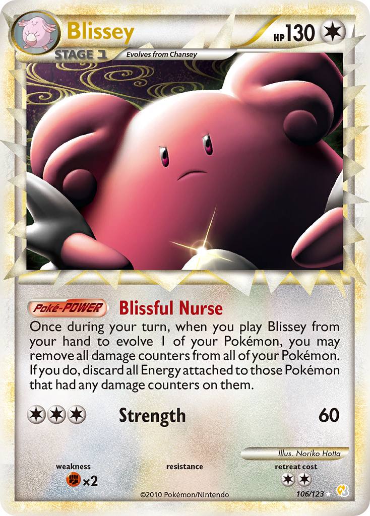 Blissey (106/123) [HeartGold & SoulSilver: Base Set] | Play N Trade Winnipeg