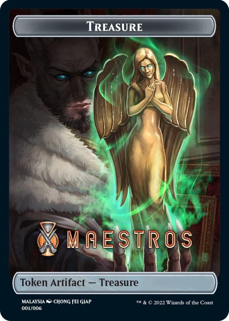 Treasure Token (Maestros) (Southeast Asia Artists) [Streets of New Capenna Tokens] | Play N Trade Winnipeg