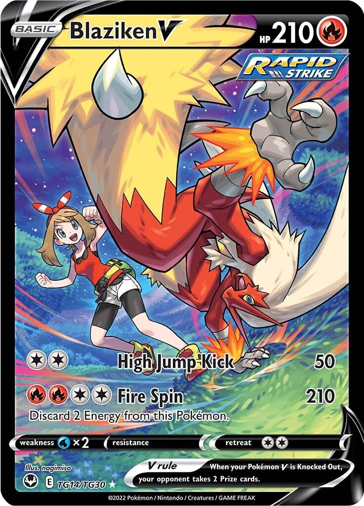 Blaziken V (TG14/TG30) [Sword & Shield: Silver Tempest] | Play N Trade Winnipeg