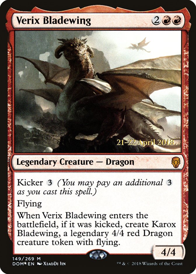 Verix Bladewing  [Dominaria Prerelease Promos] | Play N Trade Winnipeg