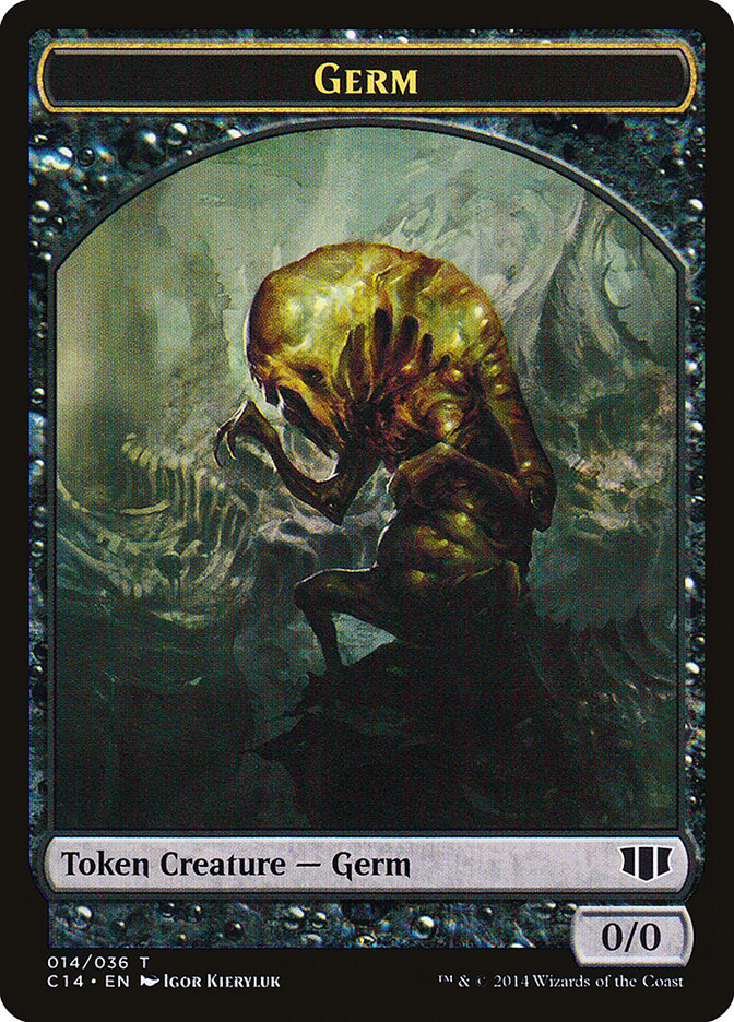 Stoneforged Blade // Germ Double-sided Token [Commander 2014 Tokens] | Play N Trade Winnipeg