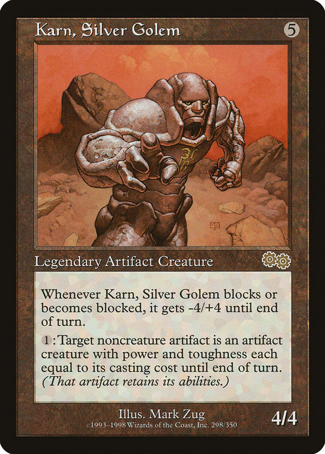 Karn, Silver Golem [Urza's Saga] | Play N Trade Winnipeg