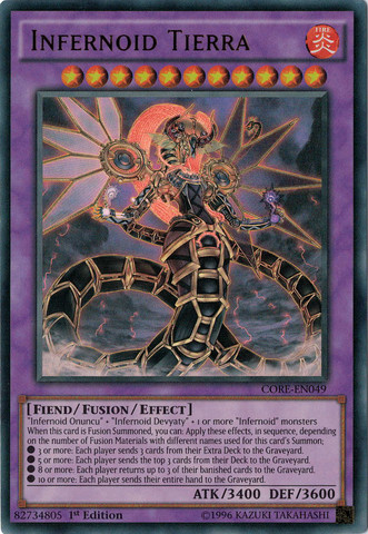 Infernoid Tierra [CORE-EN049] Ultra Rare | Play N Trade Winnipeg