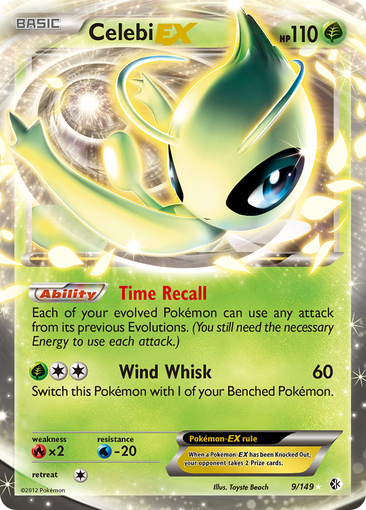 Celebi EX (9/149) [Black & White: Boundaries Crossed] | Play N Trade Winnipeg