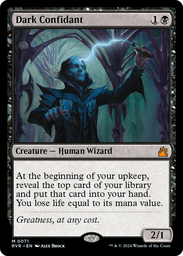 Dark Confidant [Ravnica Remastered] | Play N Trade Winnipeg