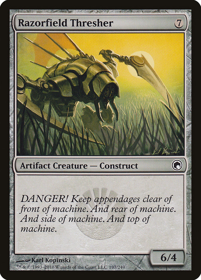 Razorfield Thresher [Scars of Mirrodin] | Play N Trade Winnipeg