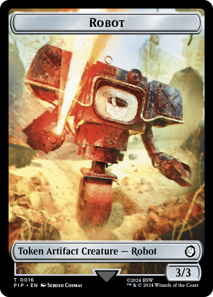 Energy Reserve // Robot Double-Sided Token [Fallout Tokens] | Play N Trade Winnipeg