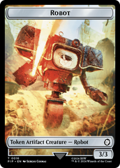 Robot // Treasure (019) Double-Sided Token [Fallout Tokens] | Play N Trade Winnipeg