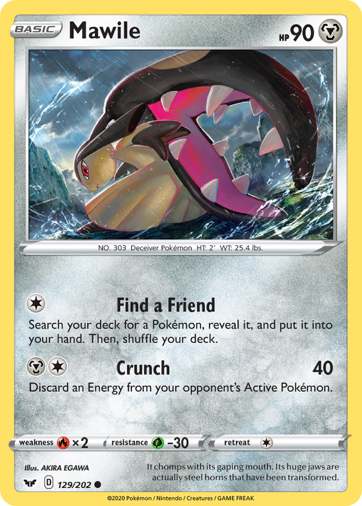 Mawile (129/202) [Sword & Shield: Base Set] | Play N Trade Winnipeg