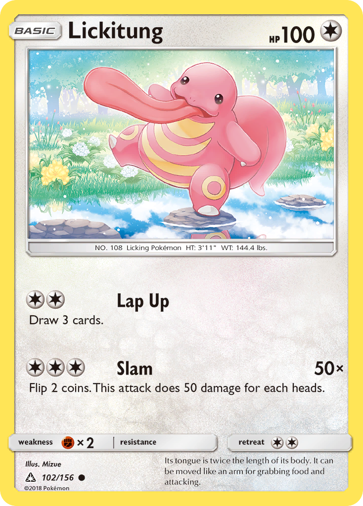 Lickitung (102/156) [Sun & Moon: Ultra Prism] | Play N Trade Winnipeg