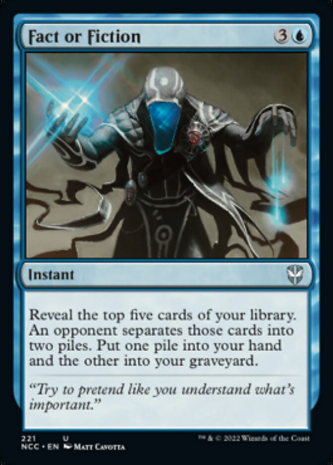 Fact or Fiction [Streets of New Capenna Commander] | Play N Trade Winnipeg