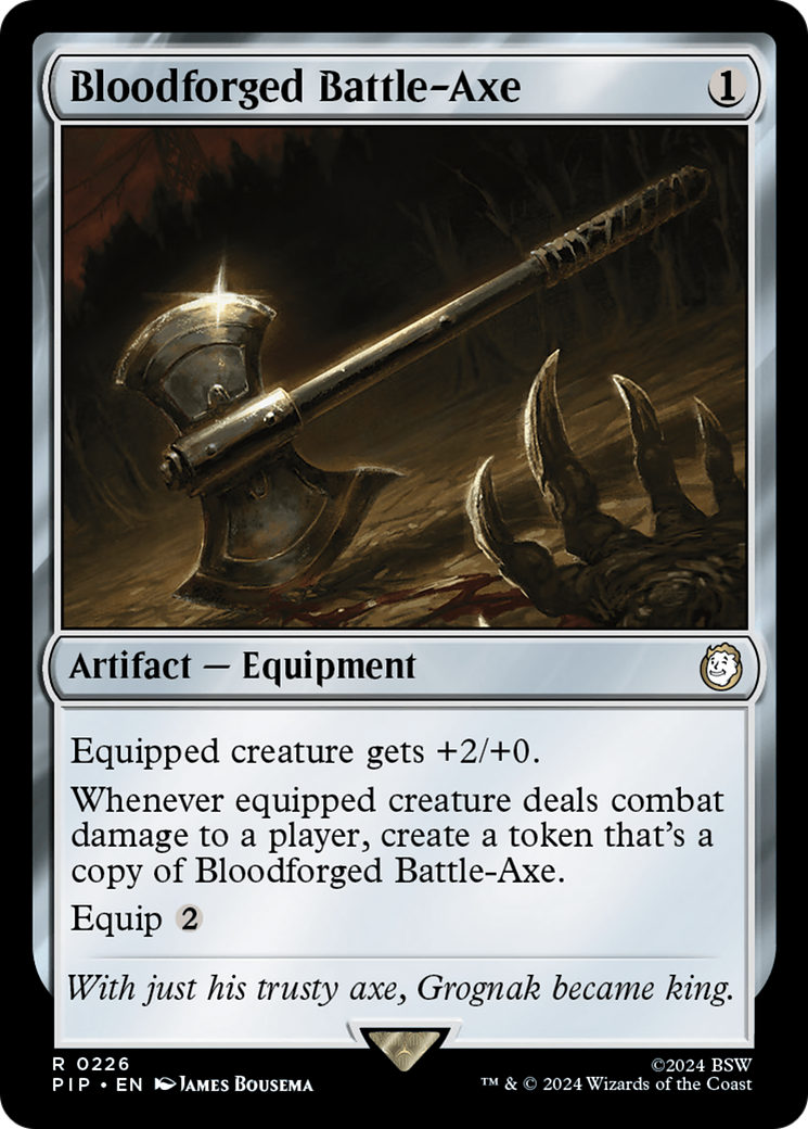 Bloodforged Battle-Axe [Fallout] | Play N Trade Winnipeg