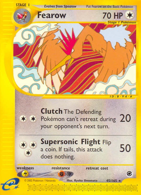 Fearow (45/165) [Expedition: Base Set] | Play N Trade Winnipeg