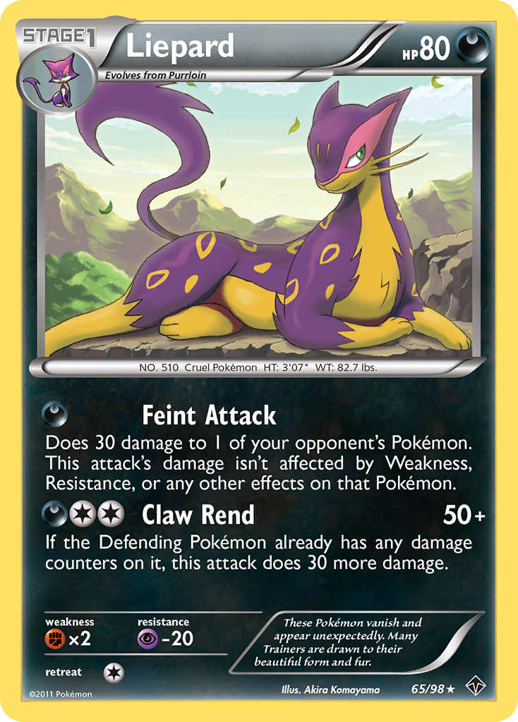 Liepard (65/98) [Black & White: Emerging Powers] | Play N Trade Winnipeg