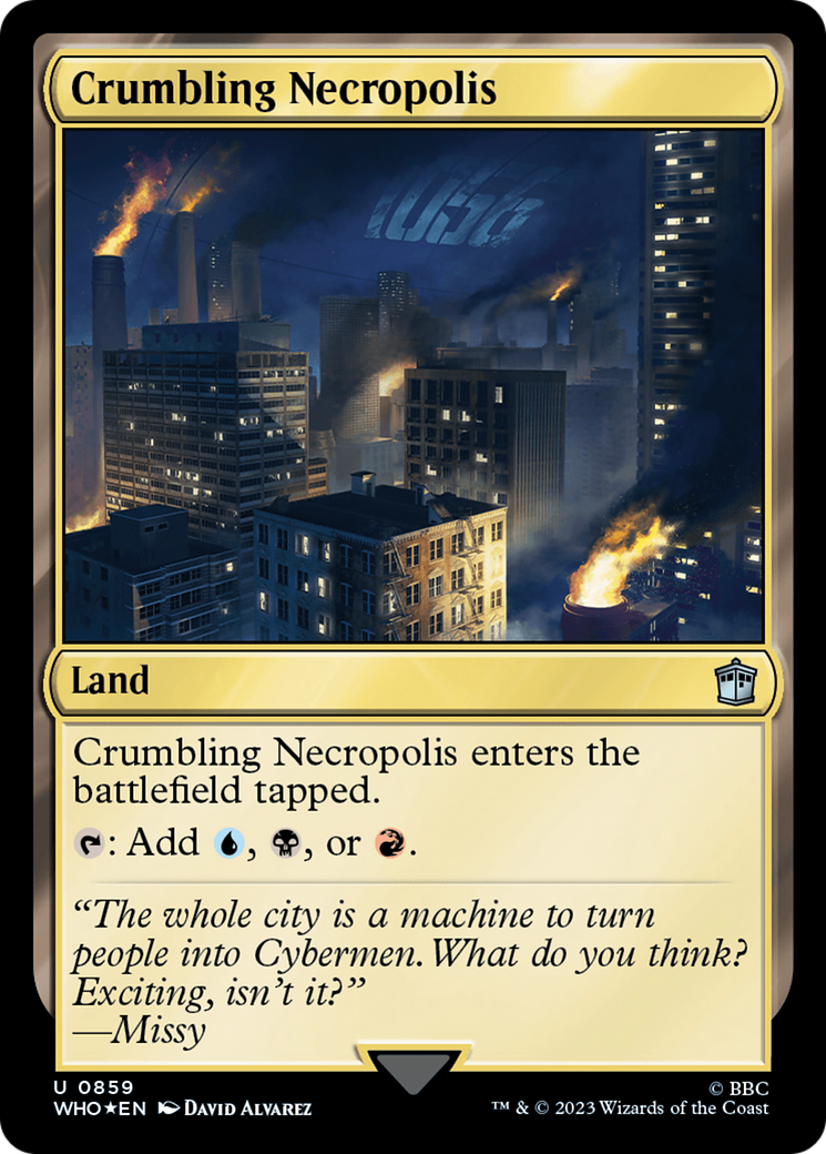 Crumbling Necropolis (Surge Foil) [Doctor Who] | Play N Trade Winnipeg