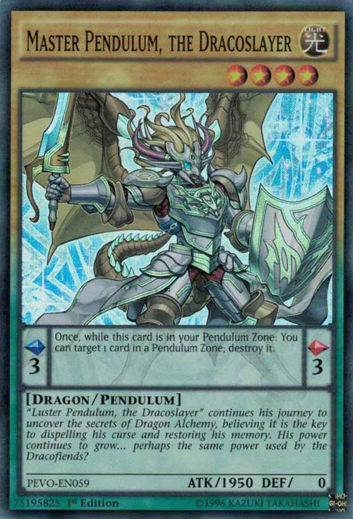 Master Pendulum, the Dracoslayer [PEVO-EN059] Super Rare | Play N Trade Winnipeg