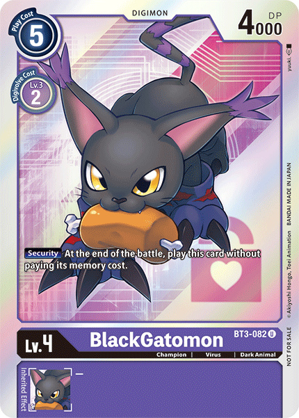 BlackGatomon [BT3-082] (Buy-A-Box Promo) [Release Special Booster Ver.1.5 Promos] | Play N Trade Winnipeg