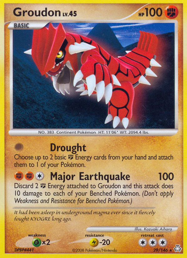 Groudon (29/146) [Diamond & Pearl: Legends Awakened] | Play N Trade Winnipeg