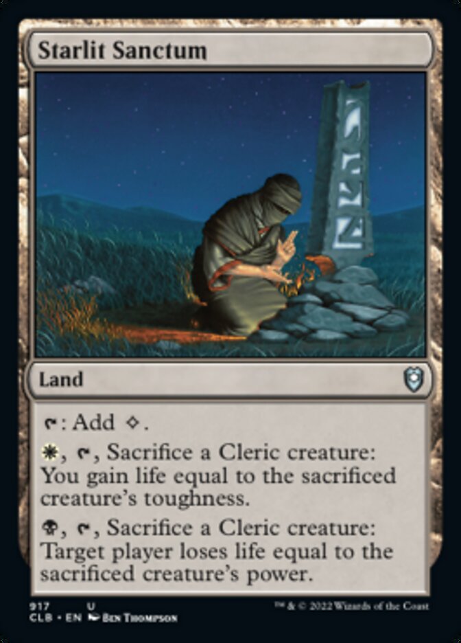 Starlit Sanctum [Commander Legends: Battle for Baldur's Gate] | Play N Trade Winnipeg