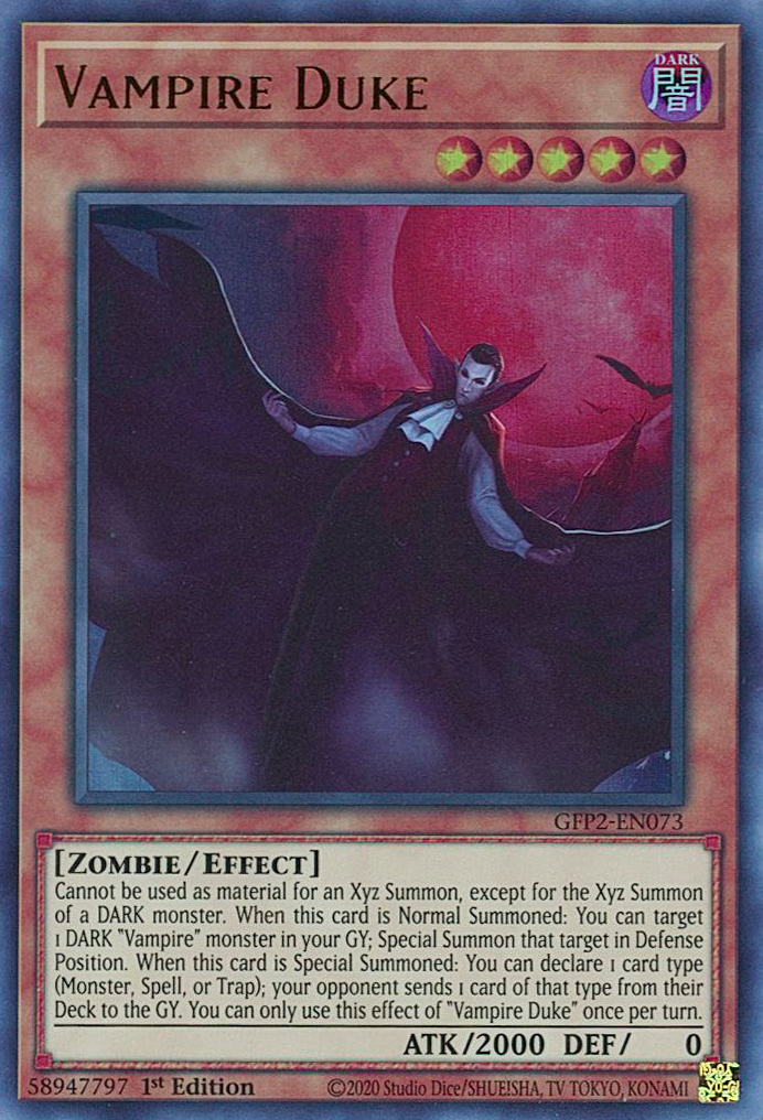 Vampire Duke [GFP2-EN073] Ultra Rare | Play N Trade Winnipeg