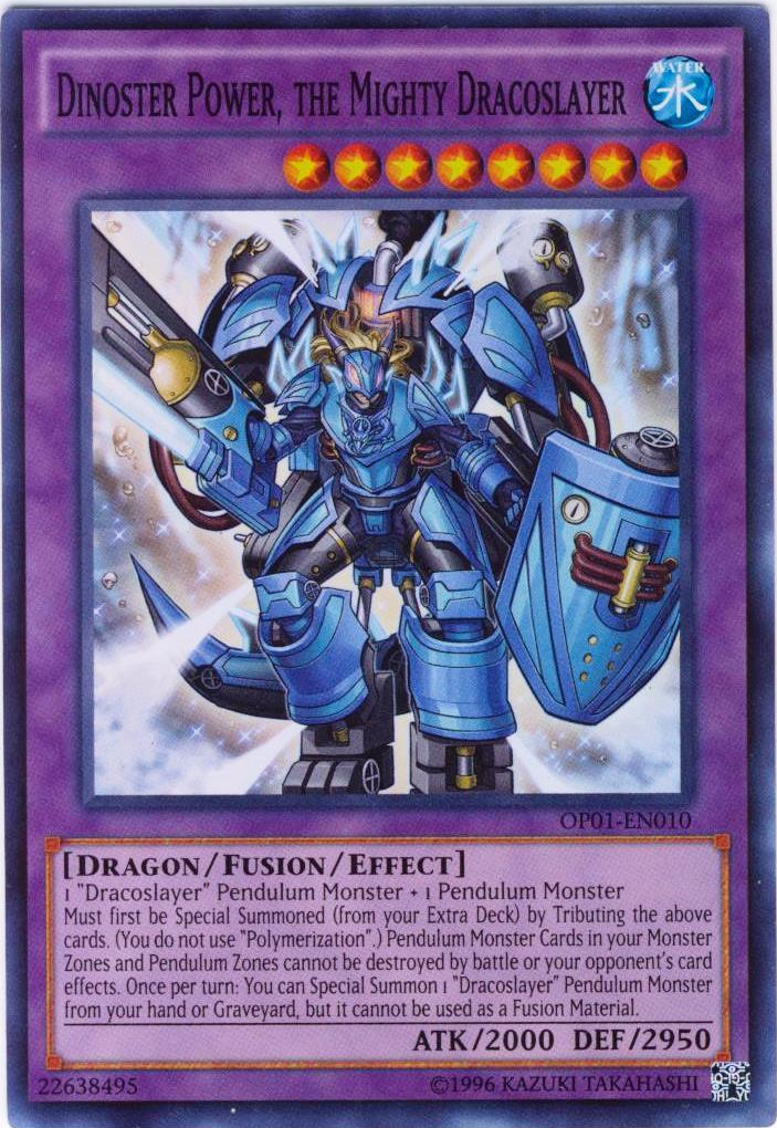 Dinoster Power, the Mighty Dracoslayer [OP01-EN010] Super Rare | Play N Trade Winnipeg