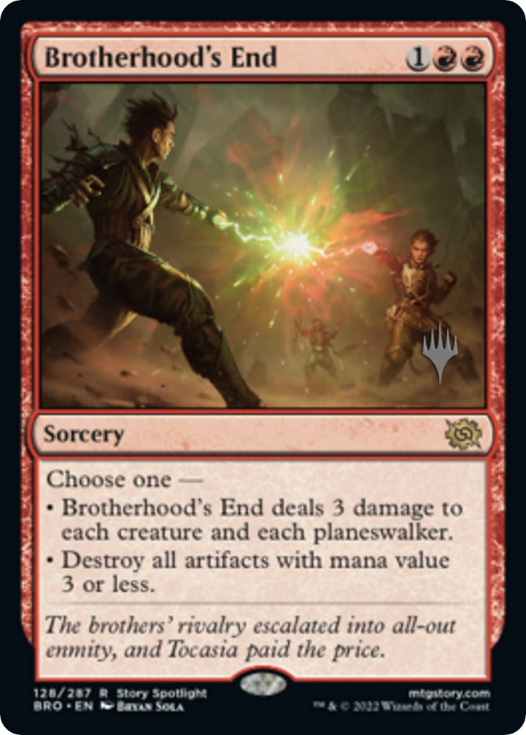 Brotherhood's End (Promo Pack) [The Brothers' War Promos] | Play N Trade Winnipeg