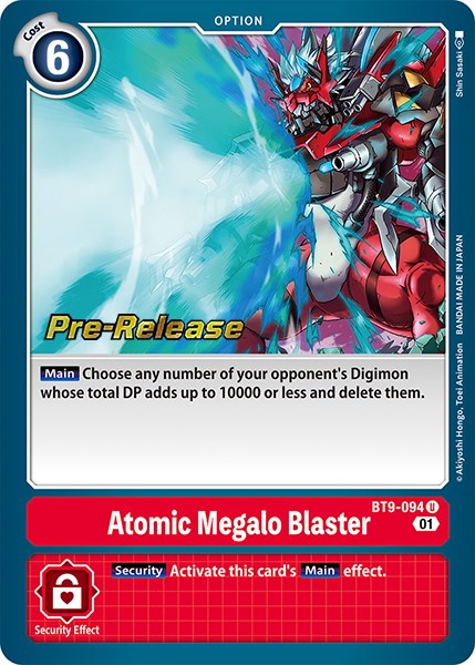 Atomic Megalo Blaster [BT9-094] [X Record Pre-Release Promos] | Play N Trade Winnipeg