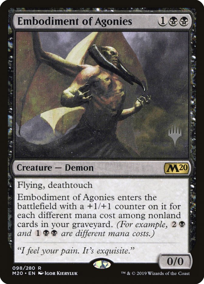 Embodiment of Agonies (Promo Pack) [Core Set 2020 Promos] | Play N Trade Winnipeg