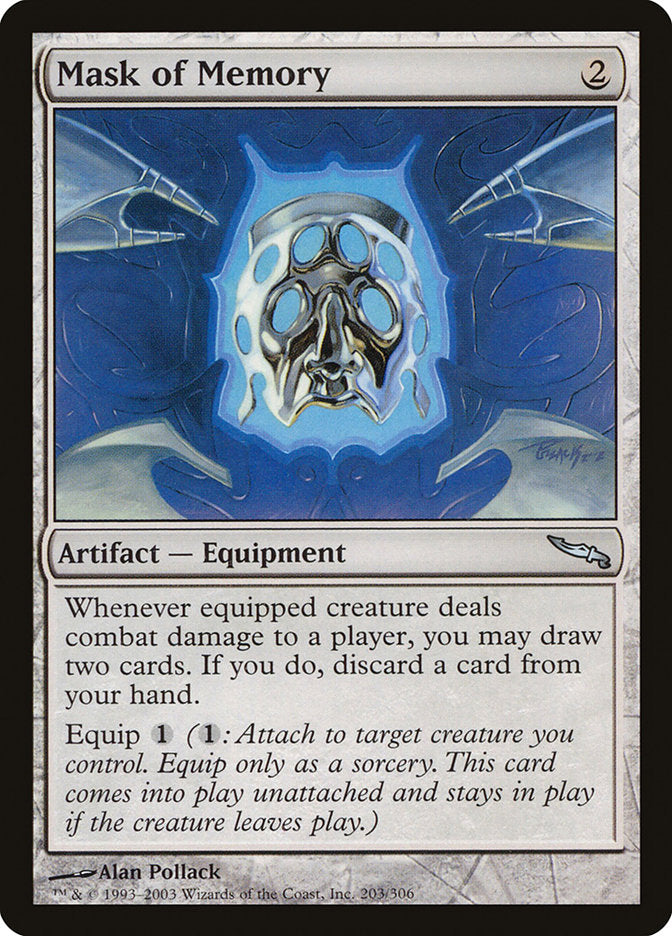 Mask of Memory [Mirrodin] | Play N Trade Winnipeg