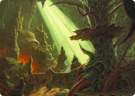 Darkmoss Bridge Art Card [Modern Horizons 2 Art Series] | Play N Trade Winnipeg