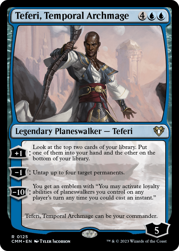 Teferi, Temporal Archmage [Commander Masters] | Play N Trade Winnipeg