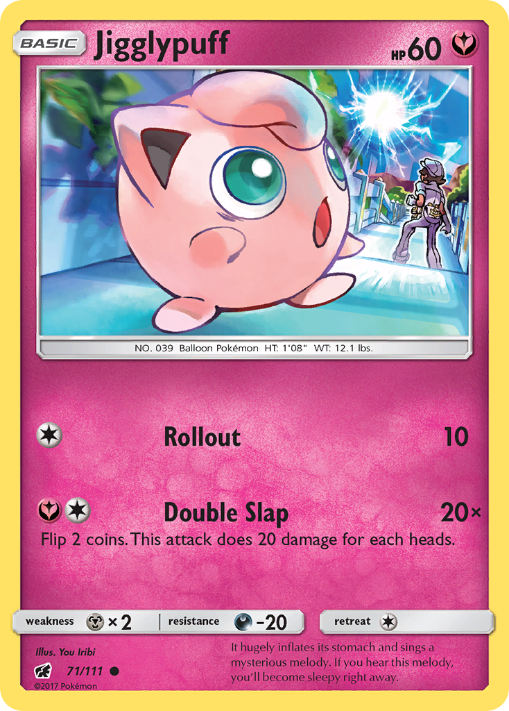 Jigglypuff (71/111) [Sun & Moon: Crimson Invasion] | Play N Trade Winnipeg