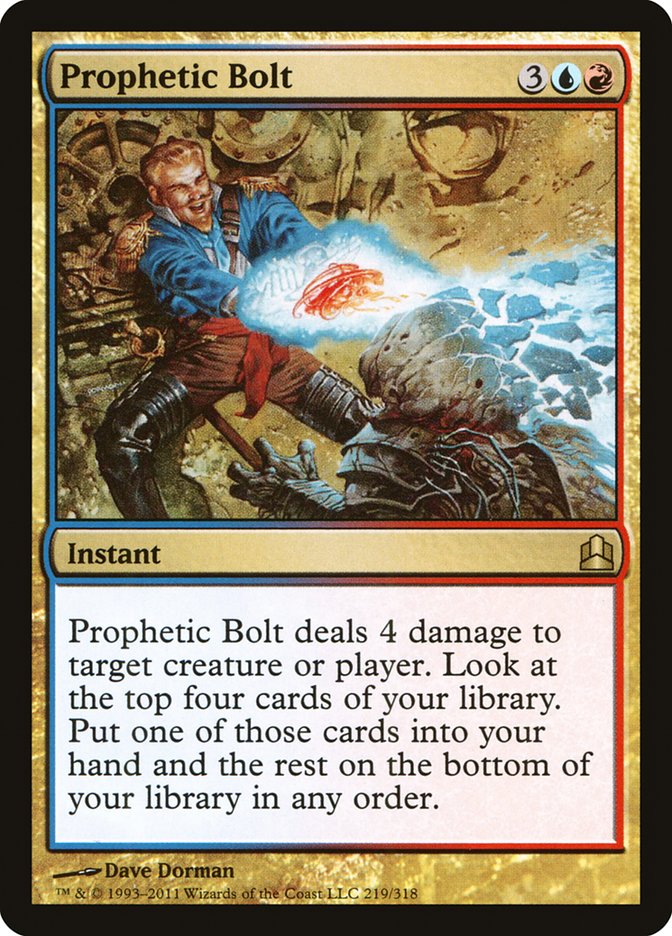 Prophetic Bolt [Commander 2011] | Play N Trade Winnipeg