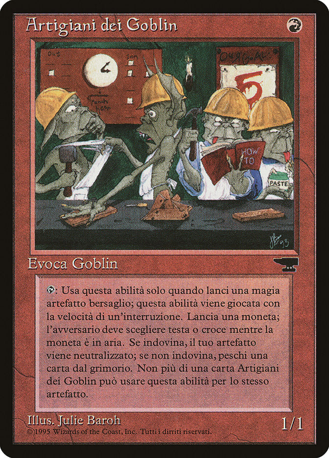 Goblin Artisans (Italian) - "Artigiani dei Goblin" [Rinascimento] | Play N Trade Winnipeg