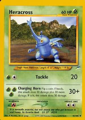 Heracross (41/105) [Neo Destiny Unlimited] | Play N Trade Winnipeg