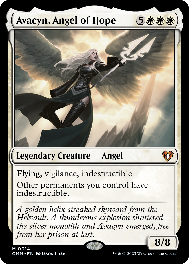 Avacyn, Angel of Hope [Commander Masters] | Play N Trade Winnipeg