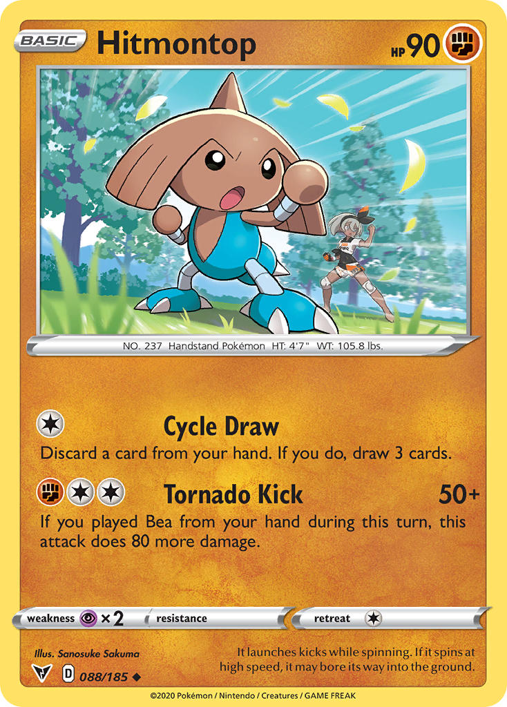 Hitmontop (088/185) [Sword & Shield: Vivid Voltage] | Play N Trade Winnipeg