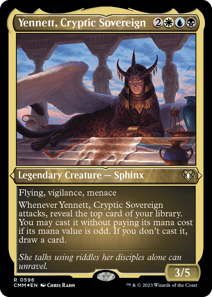 Yennett, Cryptic Sovereign (Foil Etched) [Commander Masters] | Play N Trade Winnipeg