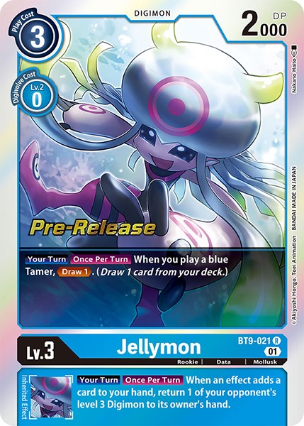 Jellymon [BT9-021] [X Record Pre-Release Promos] | Play N Trade Winnipeg